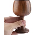 Miniatyrbilde 1 av 5: 1 trebeger, 150ml håndlaget kopp for å drikke kaffe, te,