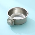 Miniatyrbillede 2 af 4: Anti-rullekobling kan hænge fast hundebolle i rustfrit stål til drikkevand