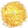 Miniatyrbild 1 av 5: Ljusslingor för utomhus 33ft 100 LED med minnesfunktion, utdragbara julbelysningsdekorationer
