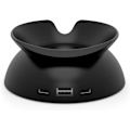 Pikkukuva 1 / 5: Uusi, Amazon-telineen yhteensopiva USB-C- ja USB-A-latausporttien kanssa Echo Spotille (2024-versio)