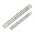Miniatyrbillede 4 af 5: 3 stk. lineal 10cm 20cm 30cm lineal værktøj til studerende og kontor (lineal i rustfrit stål)