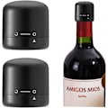 Miniatyrbillede 1 af 5: Genanvendelig Vinstop 2 Styk Mousserende Vin Flaskestop