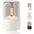 Miniatyrbillede 1 af 5: Aromaterapi Diffusorer, 120ml Æterisk Olie Diffusorer, Luftfugtighed med Stearinlys