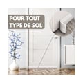 Miniatyrbillede 4 af 5: Anti-træk dørfejer og dørforsegling - NY isolerende dørfejer (hurtig at installere), ideel til isolering mod kulde, støj og fugt (1 x hvid)