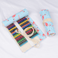 Miniatyrbillede 1 af 5: Canvas Blyantspose, 72 Huller Blyantpose, Farveblyant Etui