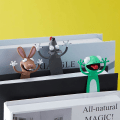 Miniatyrbillede 3 af 5: 3 Styk 3D Tegneserie Dyre Bogmærker Wacky Palz Bogmærke PVC Anima