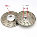 Miniatyrbillede 2 af 5: Diamantskærende og slibeskive 125mm x M14 galvaniseret savklinge B