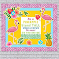 Pikkukuva 4 / 5: 20m Ombre Purppura Scallops Bulletin Board Borders Rainbow Straight