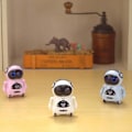 Miniatyrbillede 3 af 5: Lomme Robot Talende Interaktiv Dialog Stemmegenkendelse Optagelse Sang Dans, Hvid