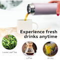 Miniatyrbillede 5 af 5: Isoleret Te-infuser med Filter og Låg, Rustfrit Stål