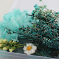 Miniatyrbillede 3 af 5: Naturlige Tørrede Prægede Tørrede Blomster Konserverede Blomster Harpiks DIY