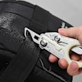 Miniatyrbillede 5 af 5: Nødsaks i rustfrit stål, multifunktionel, selvlysende, foldbar traumesaks til udendørs camping og redningsværktøj, sølv