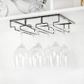 Miniatyrbillede 5 af 5: Vinglasstativ - Metal Under Cabinet Hængende Stemware Holder