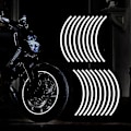 Miniatyrbild 1 av 5: 12\" Reflekterande Hjulfälgsdekal för Motorcykel Hjul Bil C
