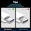 Miniatyrbild 3 av 5: Car Carplay-kabel för iPhone 15 16 15 Pro Max 15 16 Plus-kabel, 0,9 m
