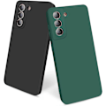 Miniatyrbillede 1 af 5: 2 stk. Etui til Samsung Galaxy S21 5G Flydende Silikon Etui,
