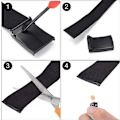Miniatyrbillede 4 af 5: Mænds Nylon Canvas Taktisk Bælte - Sort Militær Hurtigudløsning