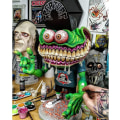 Miniatyrbilde 3 av 5: Sint Stormunn Monster Statue, Skummel Monster Halloween