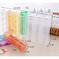 Pikkukuva 2 / 5: 1 kpl (seitsemän väriä) Viikoittainen Pill Organizer - Pill Planners for