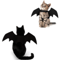 Miniatyrbilde 1 av 5: Katt Halloween Kostyme Flaggermusvinger Kjæledyrklær Halloweenfest