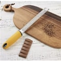 Miniatyrbillede 3 af 5: Citron Zester Citrusost Garlic Rivjern - Rustfrit Stål Universal Zester