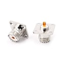 Miniatyrbillede 5 af 5: 5 stk. Uhf So239 hun flange panel chassis dækmontering adapter stik lige