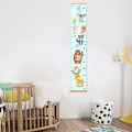 Miniatyrbild 5 av 5: Djurbilder Väggmätare för Barn, Baby Höjdmätare, Canvas Höjdmätare för Pojkar Flickor (Djurbilder 4)