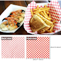 Miniatyrbilde 2 av 5: 100 stk matpapir, fettsikkert deli sandwichpapir, vokspapir, 11,02*10,24 tommer for hamburger, pizza, brød, kjøtt, frukt, kjøkken