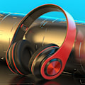 Pikkukuva 1 / 5: Bluetooth-kuulokkeet yli korvien, stereosoundi langattomat Bluetooth 5.1 pelikorvakorut, taitettava kevyt kuulokemikrofoni w