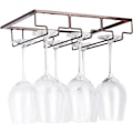 Miniatyrbillede 1 af 5: Vinglasstativ - Metal Under Cabinet Hængende Stemware Holder