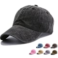Miniatyrbillede 1 af 5: Baseball Hat, Distressed Washed Adjustable Caps