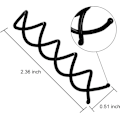 Pikkukuva 2 / 5: 20 kpl spiraalihiusneulaa DIY-hiustyyliin