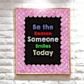 Pikkukuva 3 / 5: 20m Ombre Purppura Scallops Bulletin Board Borders Rainbow Straight