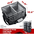 Miniatyrbilde 4 av 5: 1 stk Piknikkurv BBQ Oppbevaringsboks Foldbar Bagasjerom Organizer