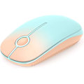 Miniatyrbillede 1 af 5: Trådløs Mus - 2.4G Slank Bærbar Computermus med Nano-modtager, Mindre Støj Mobil Optisk Mus til Notebook,