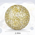 Miniatyrbillede 1 af 5: 1 stk. Gyldne Mosaik Kugler Dekorative Glaskugler 6cm Mosaik
