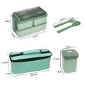 Miniatyrbild 5 av 5: Lunchbox - 2-vånings Lunchbox med Väska och Isolerad Bestick