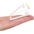 Miniatyrbilde 3 av 5: Hvit kabelorganisering, 50 stk. selvklebende ledningsorganisator-kabelklips