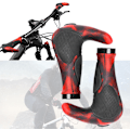Miniatyrbilde 1 av 5: (22mm) Terrengsykkelgrep, Sklisikre Gummigrep, Ergonomiske Sykkelgrep, Doble Lock-On MTB-grep, Universell B