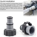 Miniatyrbillede 4 af 5: 2-delt Pool Adapter, INTEX A-serie Udskiftnings-slangeadapter
