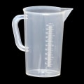 Miniatyrbilde 4 av 5: 1 l plastmålebeger med håndtak - 1000 ml måling