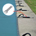 Miniatyrbillede 4 af 5: Forårs-rustfrit stål swimmingpool dæksel med beskyttelse