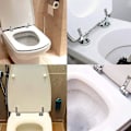 Pikkukuva 5 / 5: WC-istuimen saranoiden korvaavat kiinnikkeet, sinkkiseos, WC-istuin