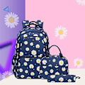 Miniatyrbillede 3 af 5: Rygsæk til folkeskoleelever - Daisy Prints