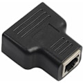Miniatyrbillede 5 af 5: Rj45 Splitter Adapter 1 til 2 Port Hun til Hun Internet Exten