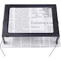 Miniatyrbilde 8 av 8: Håndfri forstørrelsesglass Stor fullside rektangulær 3X forstørrelse