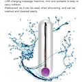 Miniatyrbillede 4 af 4: Genopladelig Personlig Massager, Bærbar USB Bullet Vibrator