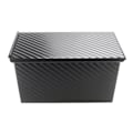 Miniatyrbillede 1 af 4: Pullman Brødform med Låg Bølget Brødform med Låg, Sort (21,5 x 12
