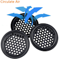 Miniatyrbillede 1 af 5: 10 stk. 53 mm/2 tommer rustfrit stål ventilationsgitter til skabssko