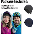 Miniatyrbilde 2 av 5: Termisk Beanie Fleece Over Ear Caps, 2 stk Vintervarm Fleece
